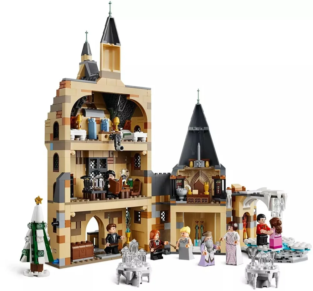 Новинка, модель Harris Clock Tower Potter, замок, строительные блоки, кирпичи, игрушки для детей, рождественский подарок, детские игрушки, 75948