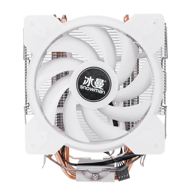 Полноцветный светодиодный вентилятор со снеговиком для процессора Cooler Master 4