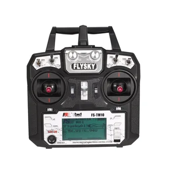 

Hot ! Flysky FS-TM10 FS-i6X 10CH 2.4GHz AFHDS RC Transmitter Radio Model Remote Controller System with FS-IA10B Receiver RC Part