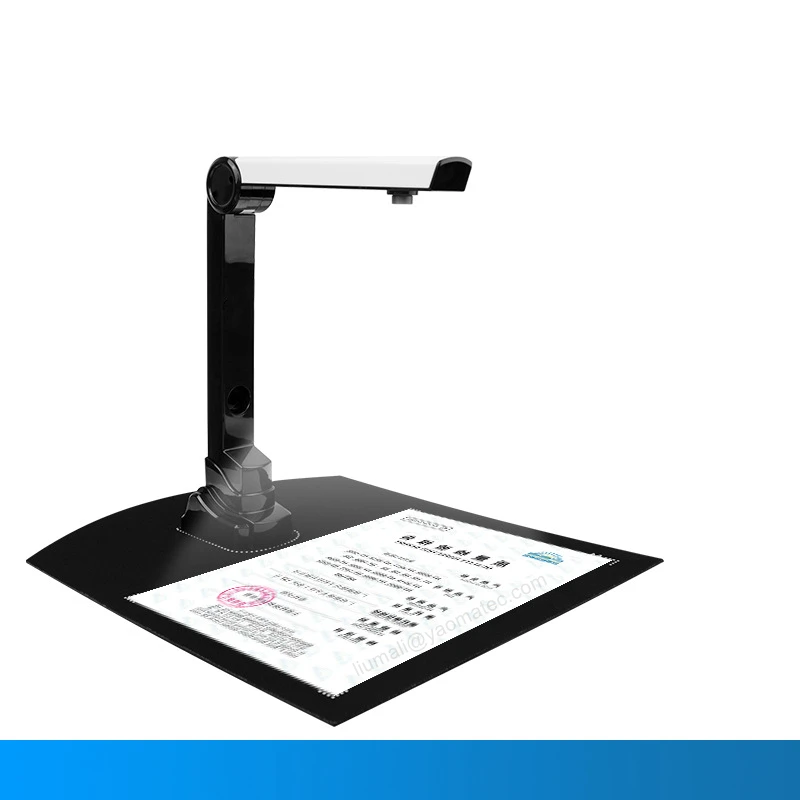 

12 Mega-Pixel Fold Scanner Book Document File Camera Capture Size a4 For Windows English Software For Office Teaching