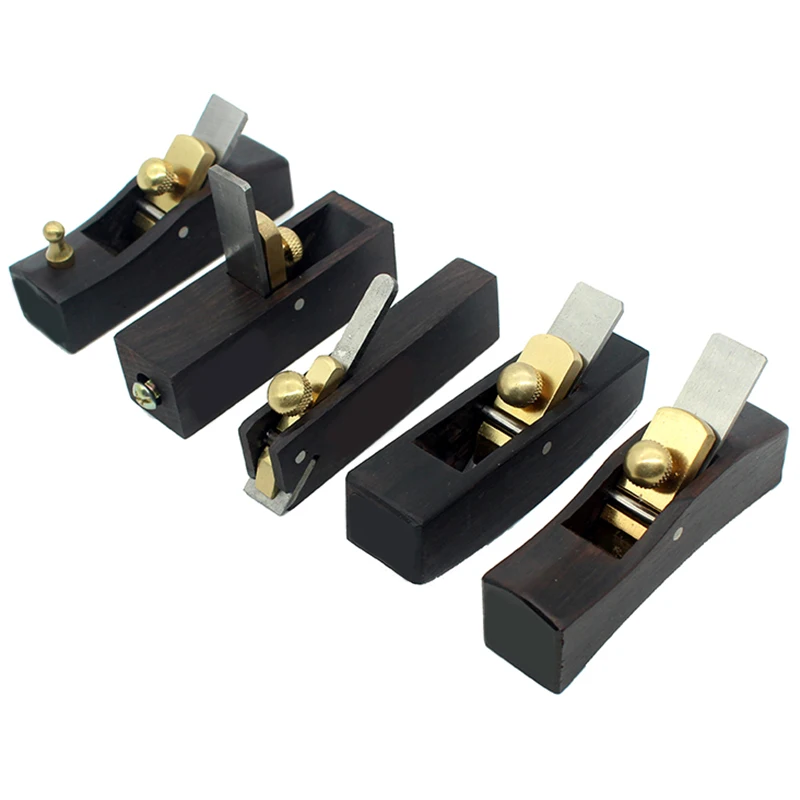 

DIY Mini Hand Planes Carpentry Carpenter Ebony Joinery Woodwork Tools 5 Pcs Set Hand Planer