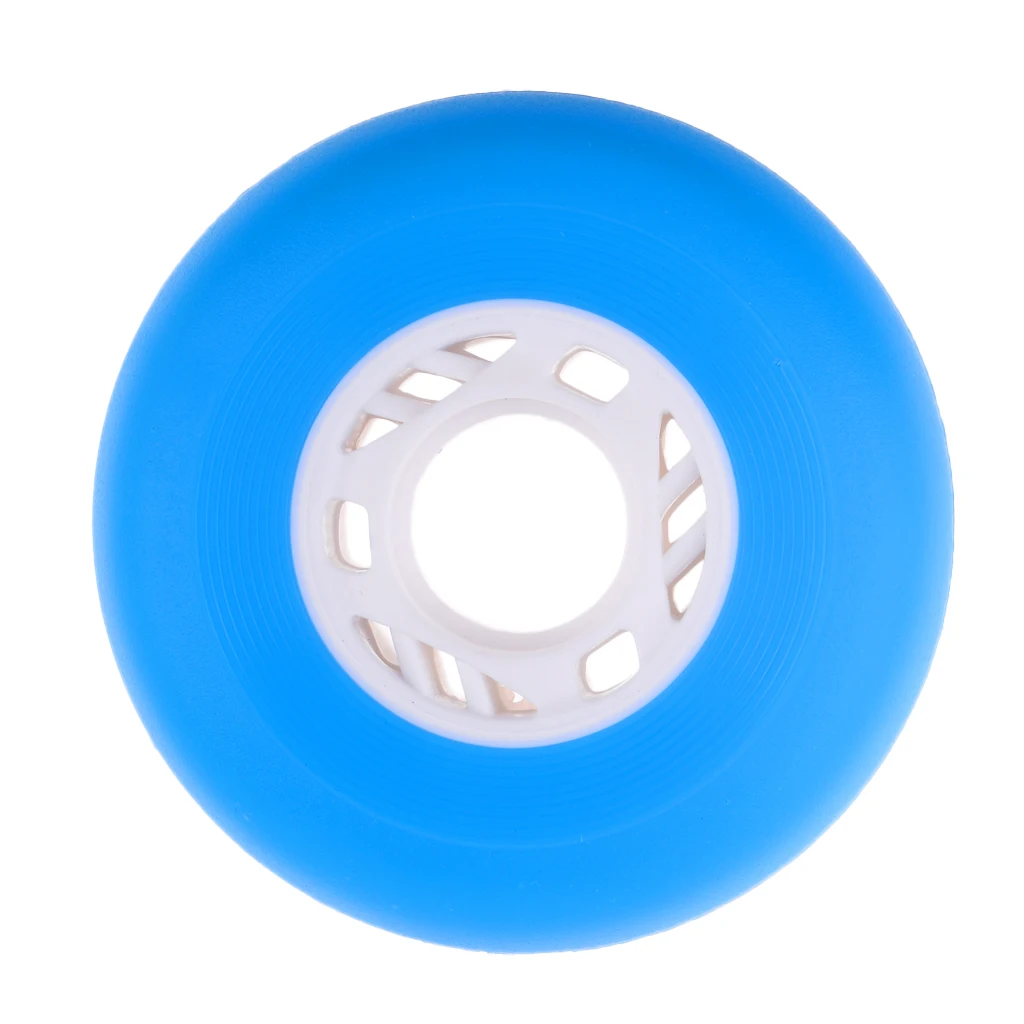 1 Piece Premium Roller Inline Skates Wheels Indoor High-strength Speed Skating Wheel Replacement Accessory Blue 72/76/80mm