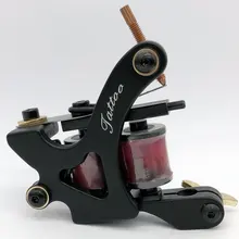 10 проволочных катушек татуировки машина для вкладышей и шейдеров сплав рамка татуировки обертывание катушки железный вкладыш пистолет татуировки машина