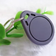 Multicolorido 100 pces 125khz gravável rfid chave tag keyfobs token chaveiro para controle de acesso