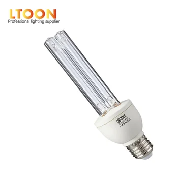 

[LTOON] Quartz UVC sterilization CFL ozone bulb ultraviolet lamp E27 base, used to disinfect bacteria