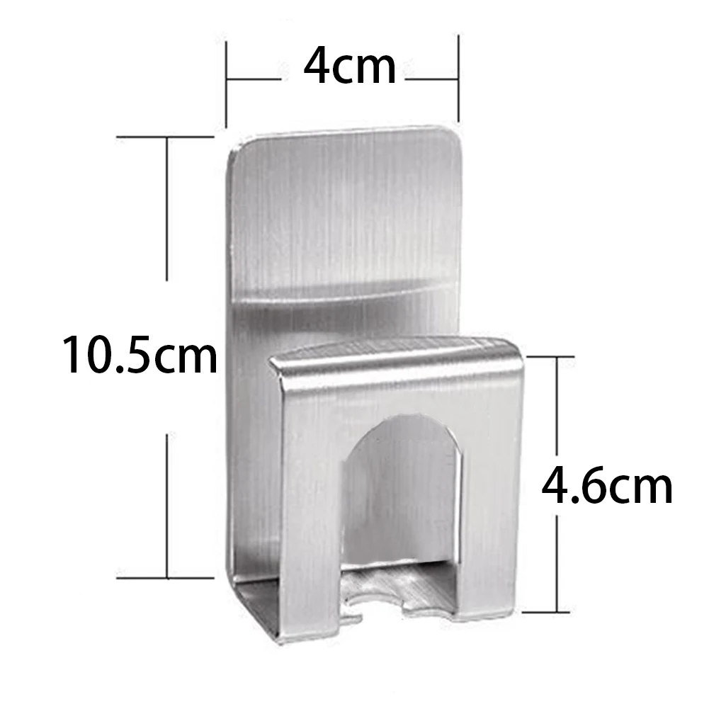 2 шт. держатель для зубных щеток для хранения из нержавеющей стали с сильной загрузкой самоклеящийся настенный держатель для ванной комнаты