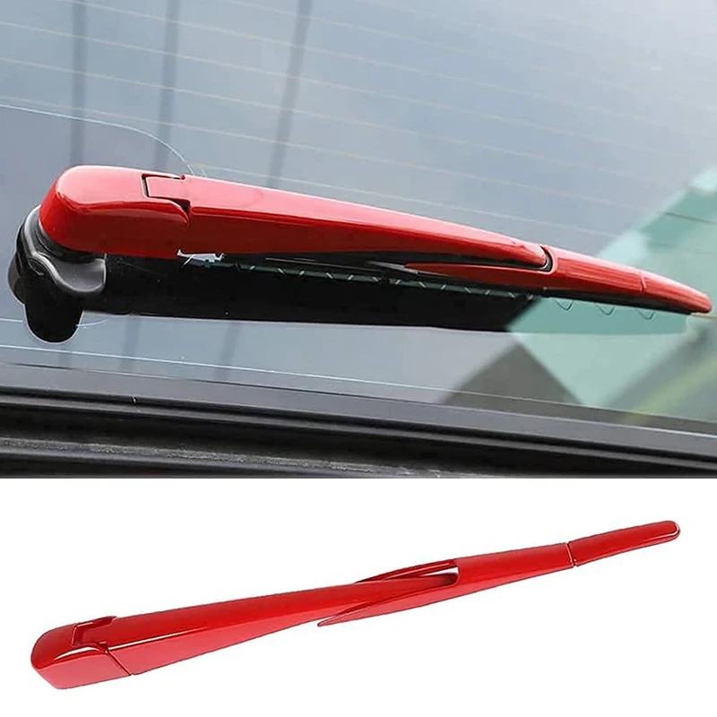 White Rear Window Windshield Wiper Arm Blade Cover Jeep Trim Exterior for 2018-2021 Jeep Wrangler JL 
