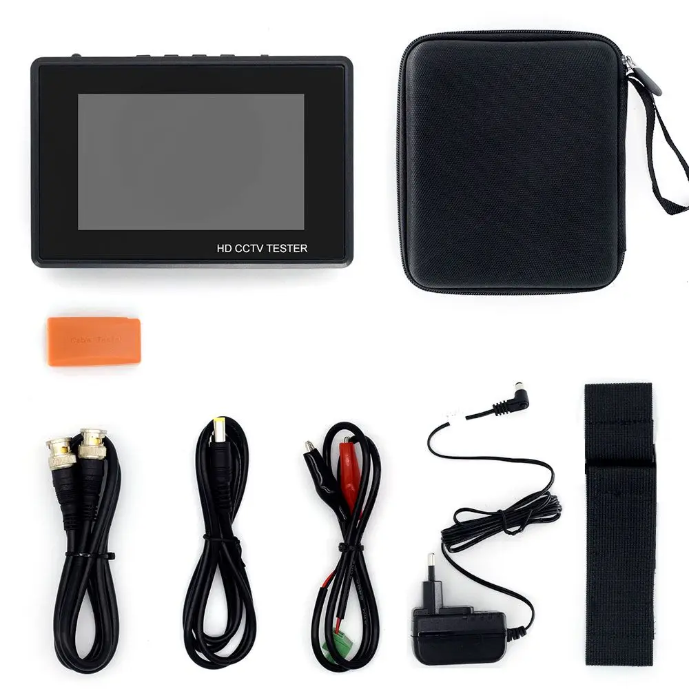 Polegada Câmera ip Tester 8mp Ahd - Tvi Cvi Cvbs Cctv Monitor Ptz Controlador Rápido Onvif Ipc Testador Poe 4 k H265 H264 Mod. 90040 13 ip tester 8mp ahd tvi cvi cvbs