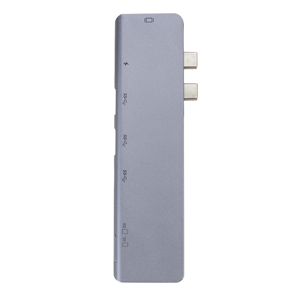 Док-станция USB-C концентратор Тип c концентратор аксессуары для MacBook Pro 1 шт. 7в1