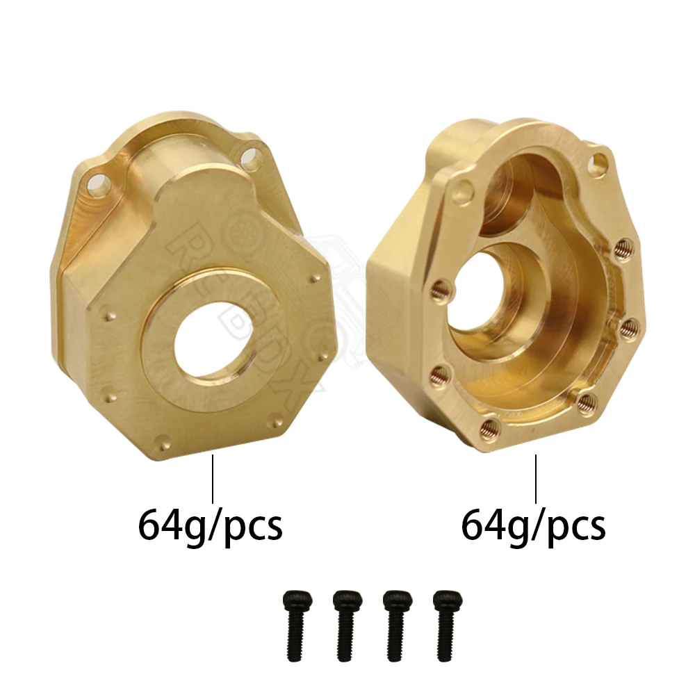 Brass Heavy Duty Counterweight Set for RC Crawler Axle Housing and Bumper Mount Upgrade