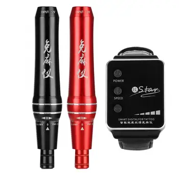 

Microblading Pen Watch Type Controller Microblading Semi-Permanent Tattoo Pen Machine US Plug 100-240V Permanent Makeup Tool