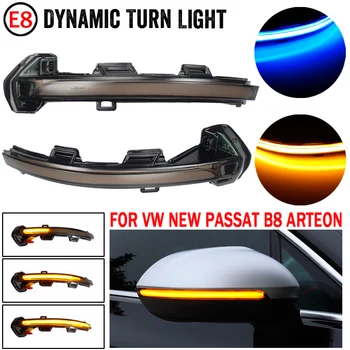 

For VW Passat B8 Variant Arteon Dynamic LED Turn Signal Light Side Mirror Indicator Sequential Blinker For Volkswagen 2015 2016