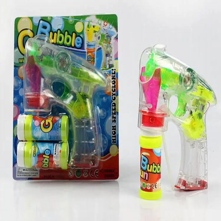 

Children Casual Traditional Toy with Music Transparent Four-Lamp Shining Bubble Gun Blowing Bubbles Toy Gun CHILDREN'S Toy