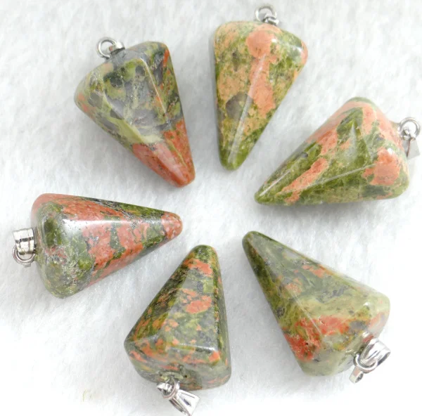 Natural Stone Turquoises Opal Quartz crystal tiger eye lapis charms Pendant For DIY jewelry making Necklace Accessories12pcs - Окраска металла: NO.9