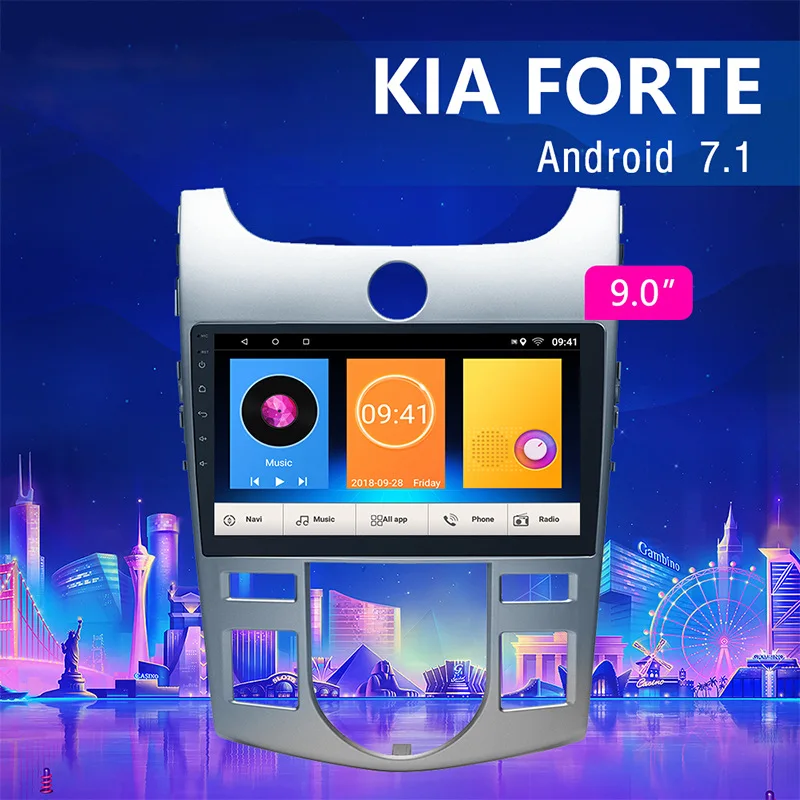 Bluetooth 7 1 для K2 K3 K4 K5 KX3 KX5 Forte 2 Din стерео приемник Android автомобильное радио машины