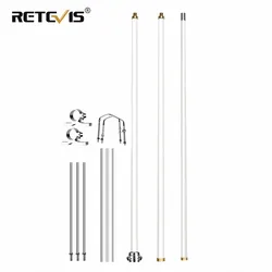 Retevis antena vhf e uhf ma05, estação de base com vidro de alto ganho, aço, omni direcional, repetidor, rt97/rt92/rt74