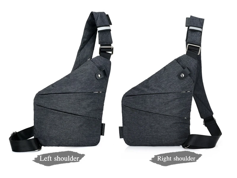 Мужские Водонепроницаемые Наплечные сумки в деловом стиле Мужская нагрудная сумка нейлоновые сумки-мессенджеры мужские противоугонные