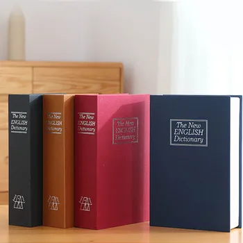 

Safe Key Lock Secret Box Decor Dictionary Book Desktop Storage Cases Money Coin Jewelry Organizer Boxes Home Safety Security