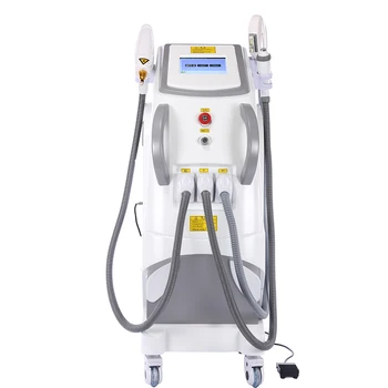 

4 in 1 OPT SHR IPL hair remover ND YAG laser tatto removal machine facial lifting skin rejuvenation skin care salon device