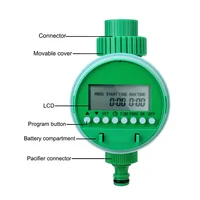 Automatic Irrigation Controller Lcd Display Intelligence Garden Watering Timer Valve Watering Control Device Electronic 5