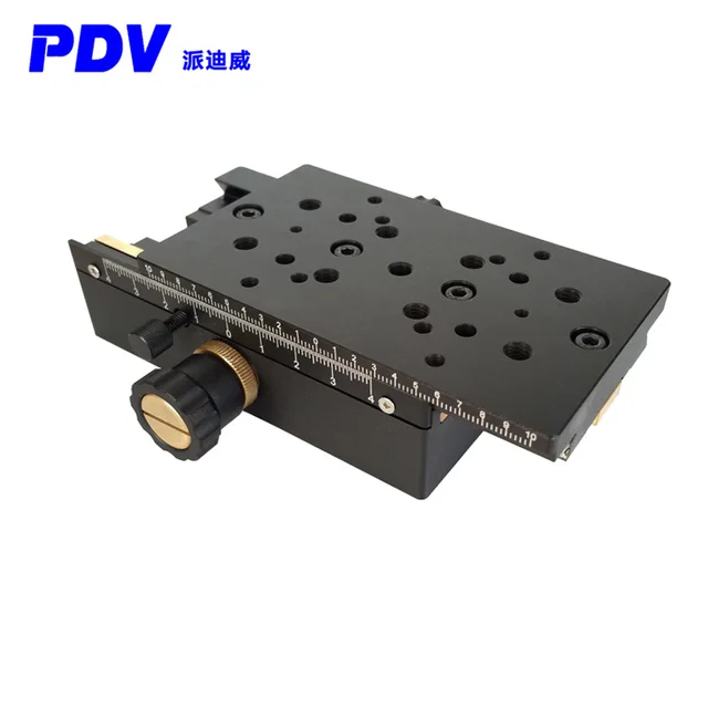 Pt-Sd103P Nagy Pontosságú Precíziós Transzlációs Szakasz Kézi Elmozdulási Platform X Tengelyes Csavaros Táblázat - Image 3