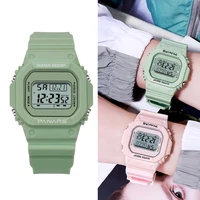 Women Digital Watch Sports Female Clock PANARS Matcha Green Waterproof Ladies Digital WristWatch Reloj Mujer Relogio Feminin