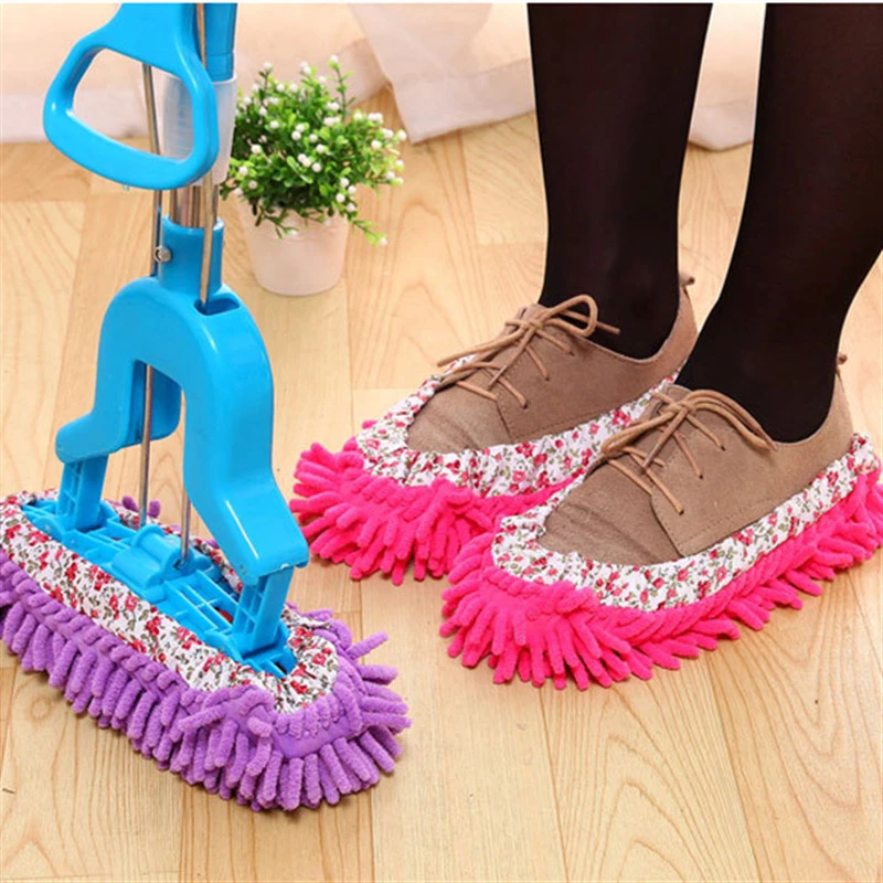Microfiber Dust Mop Slippers | Microfiber Cleaning Slippers - 1pc Mop  Cleaning Dust - Aliexpress