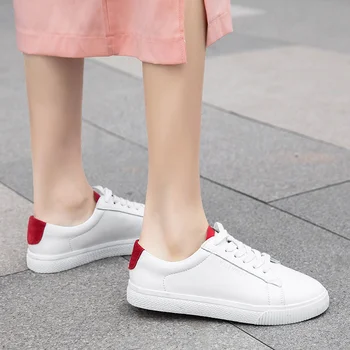 

Women Shoes 2020 Spring Summer Platform Lace-up White Shoes Sneakers Women Tenis Feminino Casual Female Shoes Woman