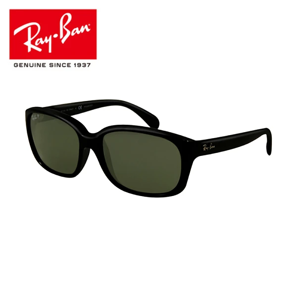 Бренд RayBan RB4161 Квадратные Солнцезащитные очки для женщин поляризационные UV400 Защита от солнца Ретро оправа для очков De Sol