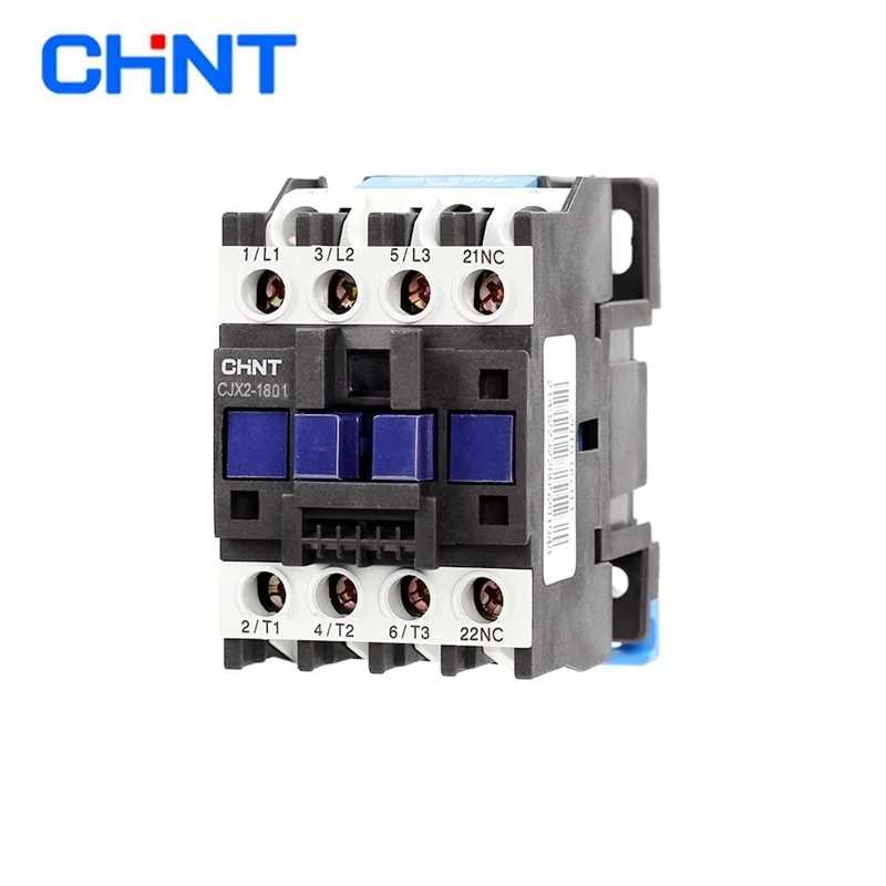 Оригинальные CHINT CJX2-1801 1NC контактор переменного тока 18A напряжение катушки 380 В 220