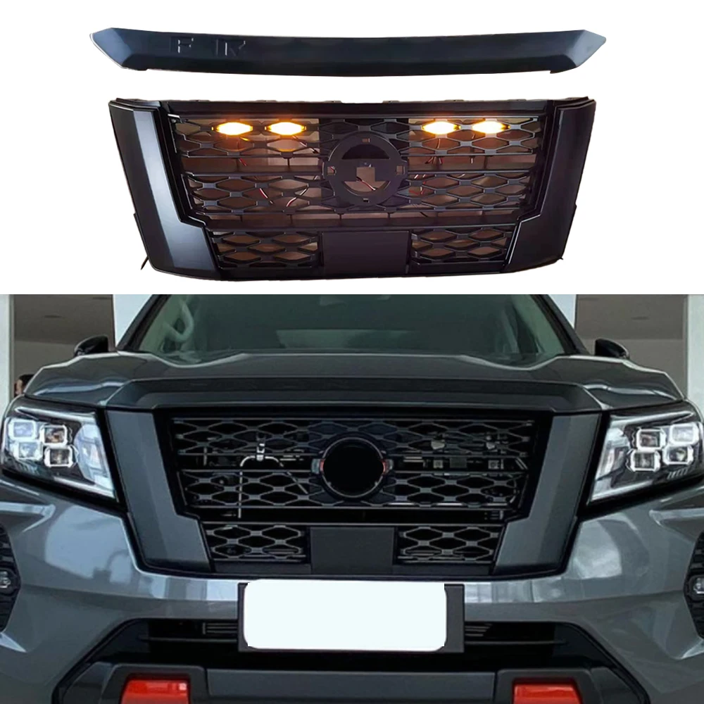 ModifiedForNavaraRacingGrillCrewCabForNP300FrontGrillsGrille