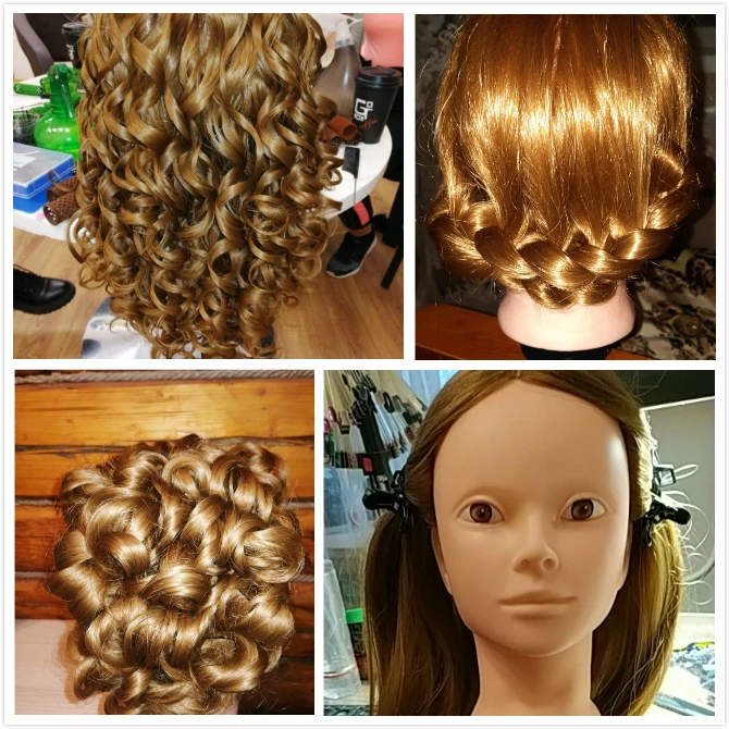 real cabelo humano manequim cabeça para treinamento do cabelo estilo profissional cabeleireiro cosmetologia bonecas cabeça para penteados