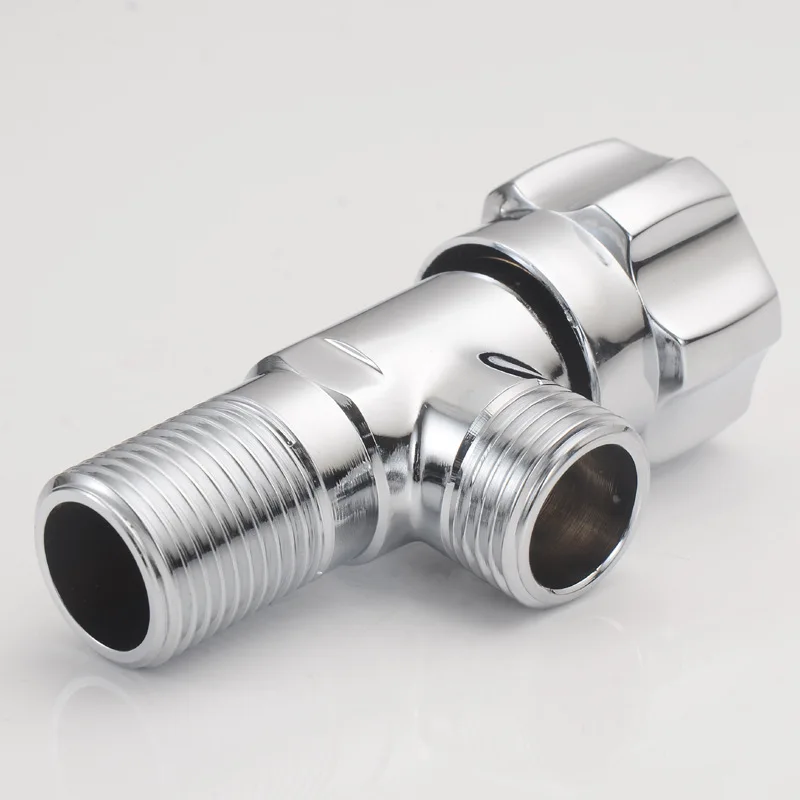 

1 шт., латунный хромированный Угловой клапан 1/2*1/2