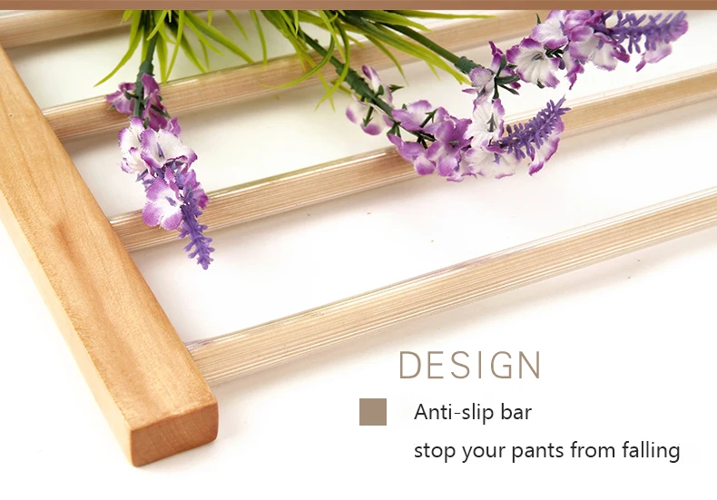 Wood Multi-Functional Pants Hanger Rack Perchas Para Pantalones Towel Scarf Hanger Closet Wardrobe Organizer Space Saving Hanger