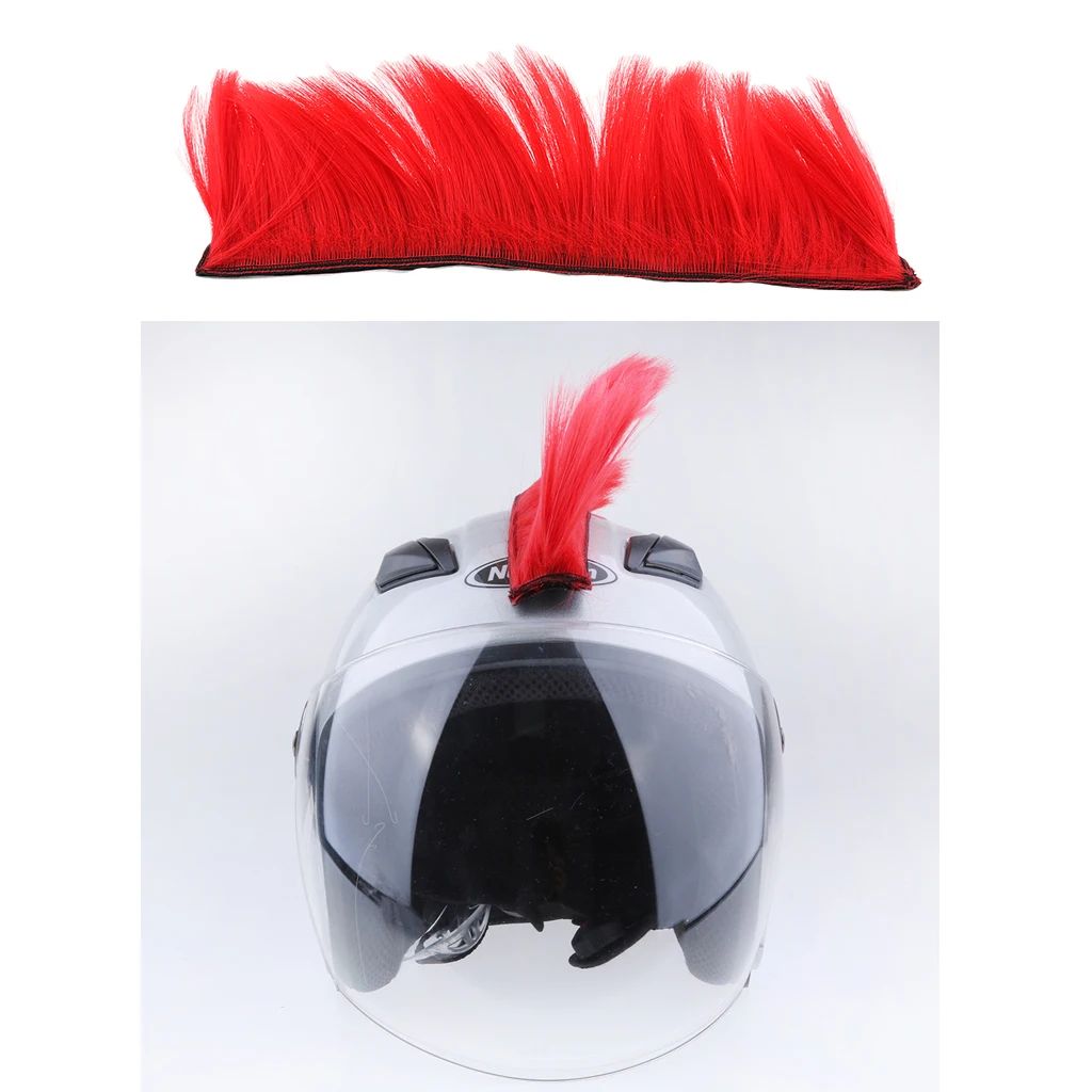 Лыжный шлем для сноуборда Hawks Mohawk Hair с застежкой на петлю клей для мотоцикла, красный и синий