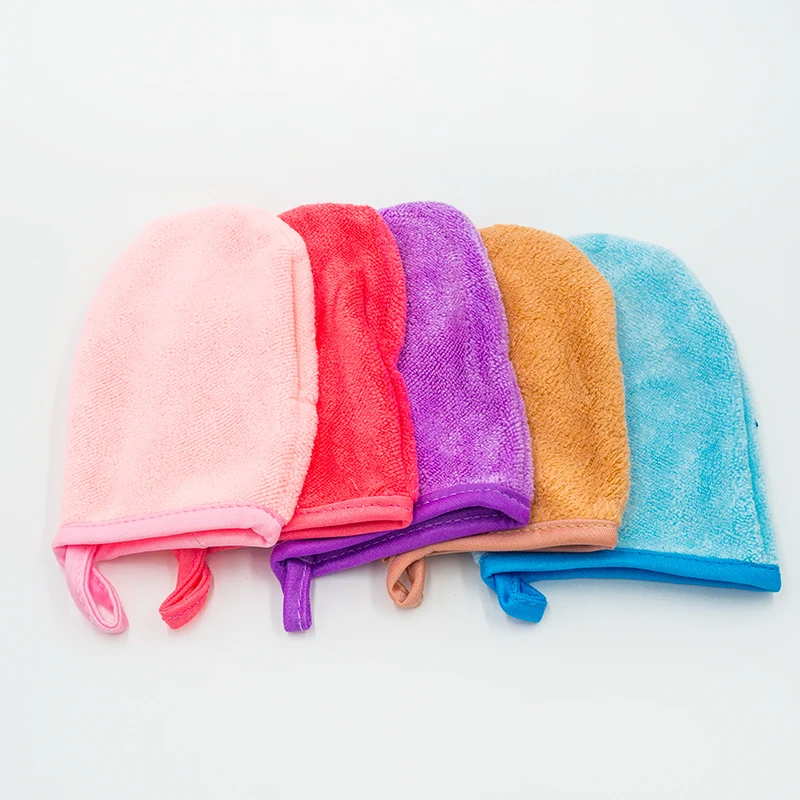 

1pc Reusable Microfiber Facial Face Towel Makeup Remover Glove Make Up Remover Cleaning Wash Face Facial Cloth Face Towel Tools