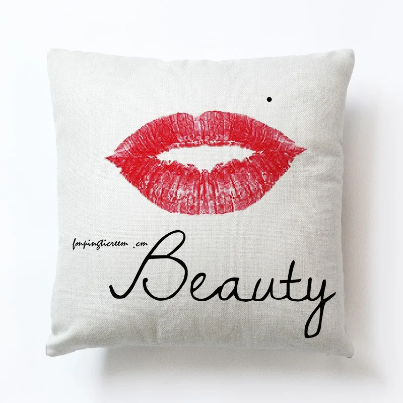 Любовь Пара наволочки диван гостиная украшения 1 шт. 45x45 см Nap Pillowsham наволочки для детей подарок - Color: D16