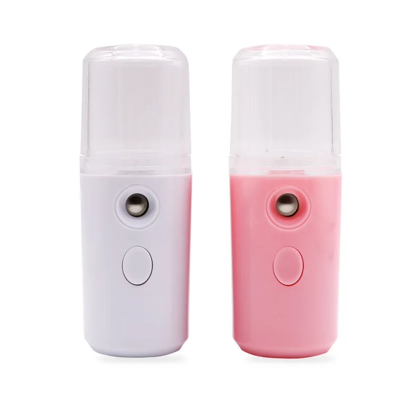 

New Style Beauty Facial Steamer USB Rechargeable Portable Nanometer Spray Facial Part Humidifier Cold Spray Hand-Held Water Repl