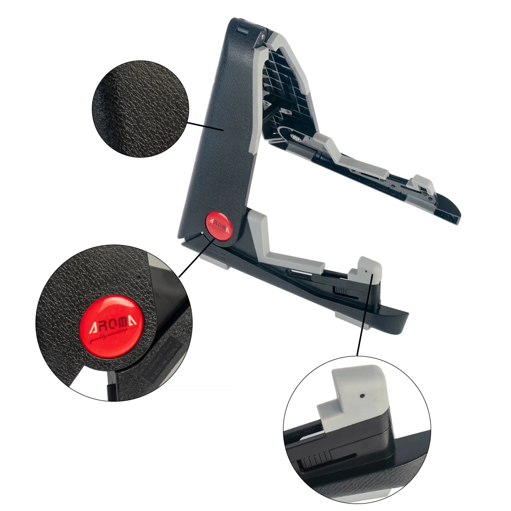 Folding guitar stand for electric acoustic NAOMI AGS-01 type