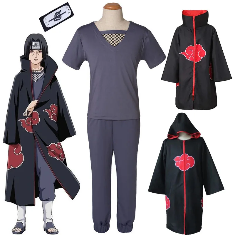 Naruto Itachi Costume Uchiha Itachi Akatsuki Cosplay Costume