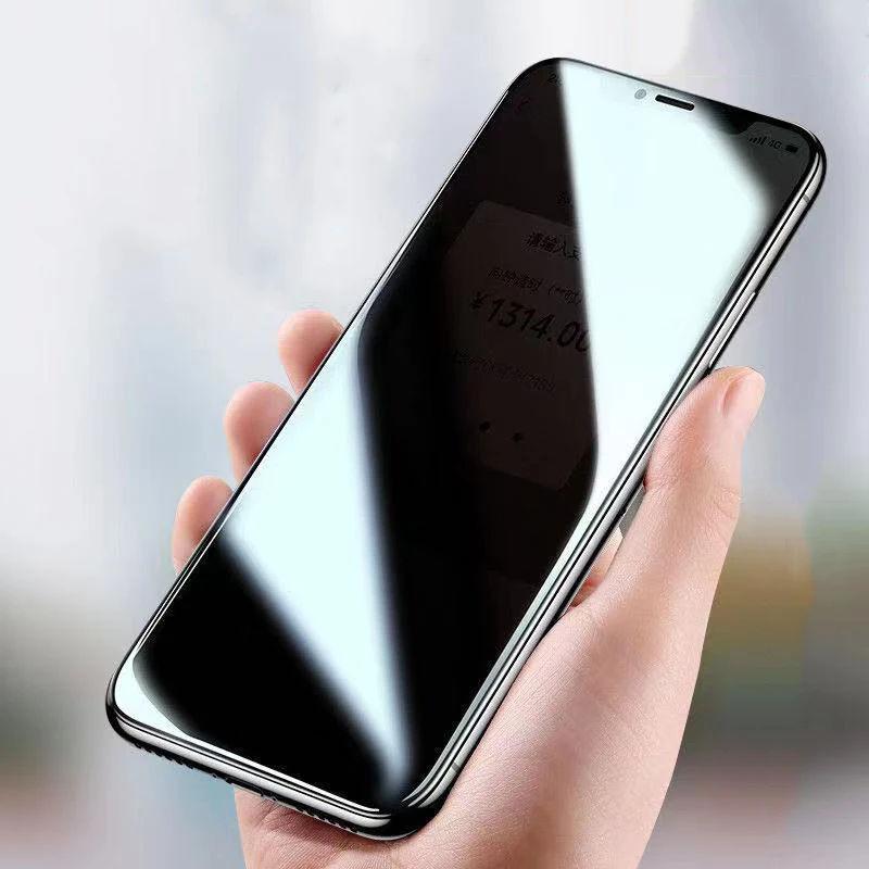 Купить Антишпионское антибликовое закаленное стекло 9H защитная пленка для iPhone 13 Pro Max 12 | Защитные стёкла и плёнки для телефонов (32854666020)