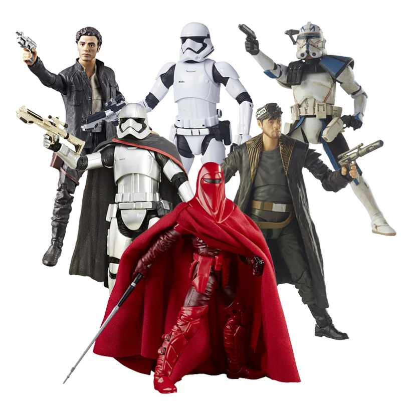 Hasbro Star Wars The Black Series Episode 8 Captain Poe Dameron Phasma Royal Guard Garde Royale Figure Toys 6 Inch | Игрушки и хобби