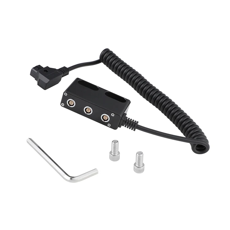 Kayulin D-Tap до 3 Pin Мужской спиральный кабель питания абсолютно для dslr камеры аксессуары
