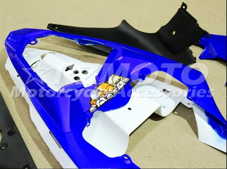 ABS форма мотоцикла Обтекатели подходят для Yamaha YZF-1000-R1 2009 2010 2011 09 10 11 обтекатель кузова набор на заказ синий белый