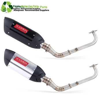 

Modified Front Middle Link Pipe Scooter Exhaust Muffler Escape Full System Slip-On For yamaha NVX155 NVX 155 Aerox155 Aerox 155