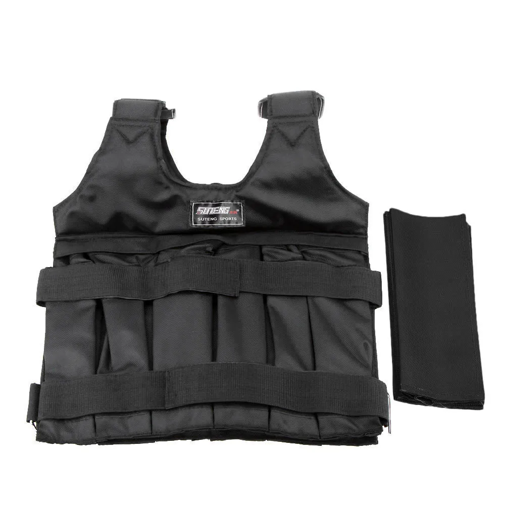 

Max Loading 50kg Adjustable Weighted Vest Weight Jacket Exercise Boxing Training Waistcoat Invisible Weightloading Weighted Vest