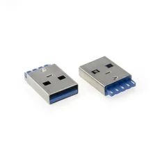 

10 pcs/lot usb 3.0 male -AM 9Pin USB Connectors Jack Tail Male Plug Sockect Electric Terminals diy