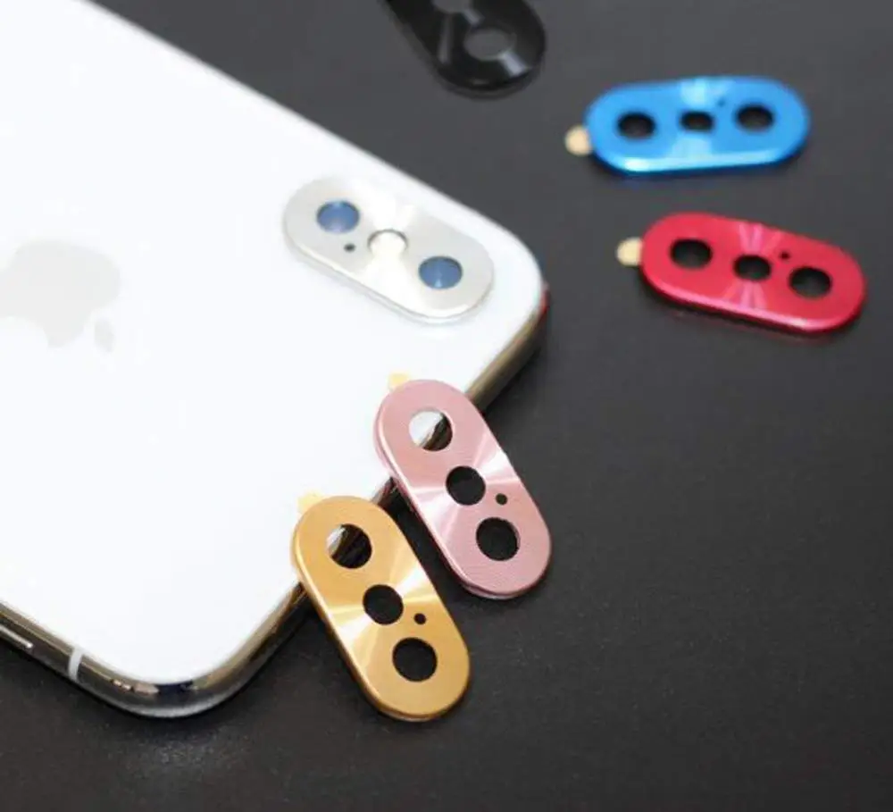 

Metal Lens Protector for iphone11PRO XS XR XS Max 7 8 Plus X Luxury Camera Guard Circle Case Cover Ring Bumper Protection Ring