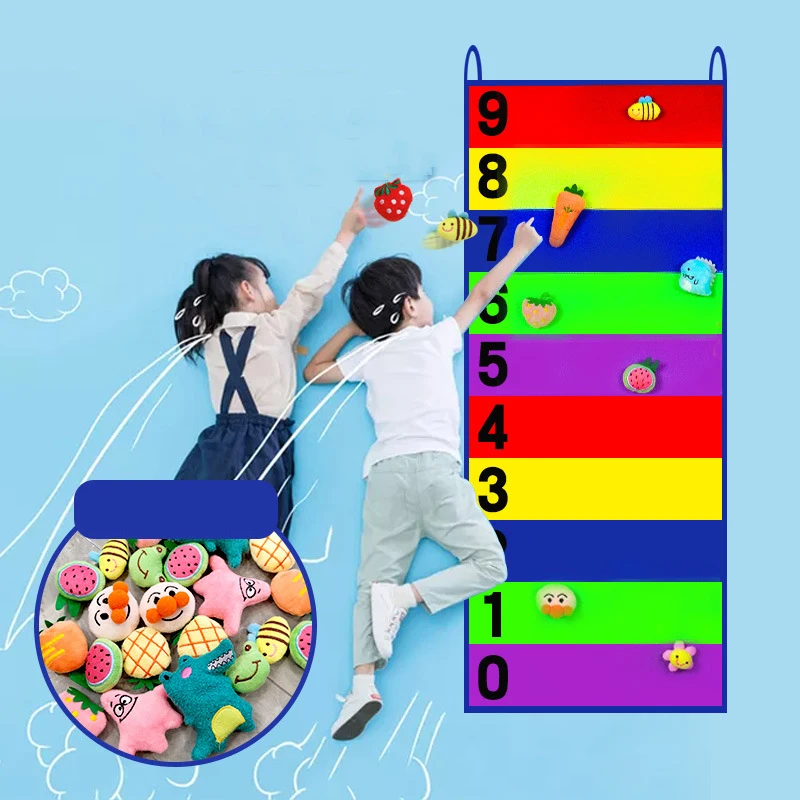 Bounce Trainer Promote Growth Sports Touch High Carpet Games Height Ruler Indoor Outdoor Sticky ball Target Toys for Children