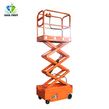 Price Hydraulic Electric Self Walking Mini Scissor Lift With Green Color
